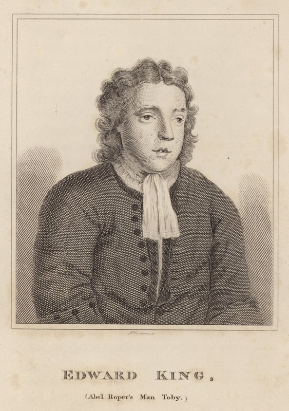 Edward King, Abel Ropers Man Toby door English School