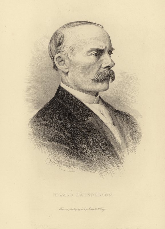 Edward Saunderson door English School