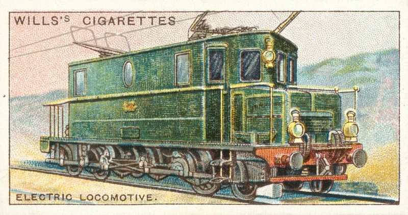 Elektrische Locomotief door English School