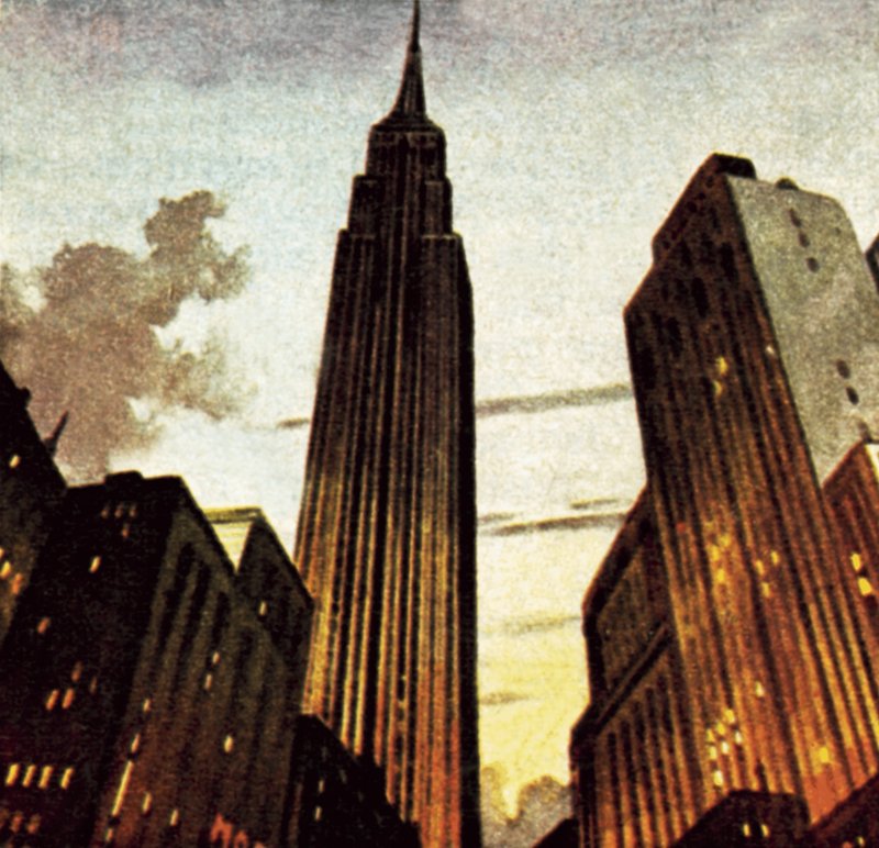 Empire State Building door English School