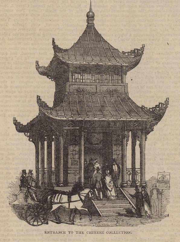 Ingang van de Chinese Collectie door English School