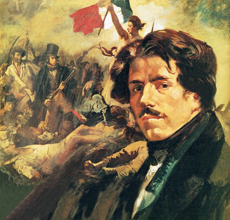 Eugène Delacroix door English School
