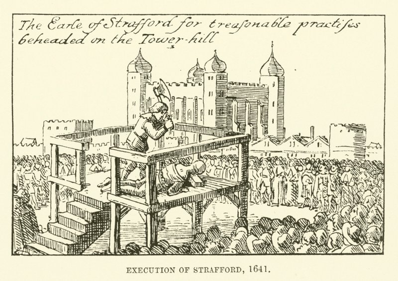 Executie van Strafford door English School