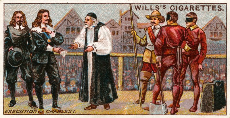 Executie van koning Karel I door English School