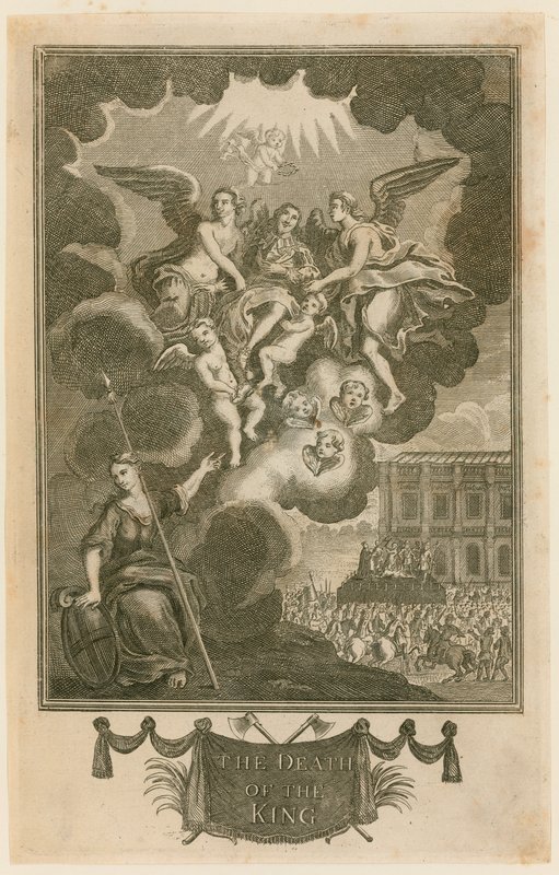 Executie van koning Karel I in Whitehall door English School