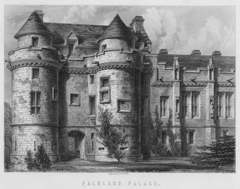 Falkland Palace (gravure) door English School
