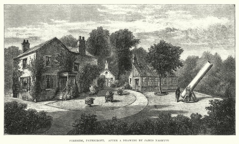 Bij de Haard, Patricroft (gravure) door English School