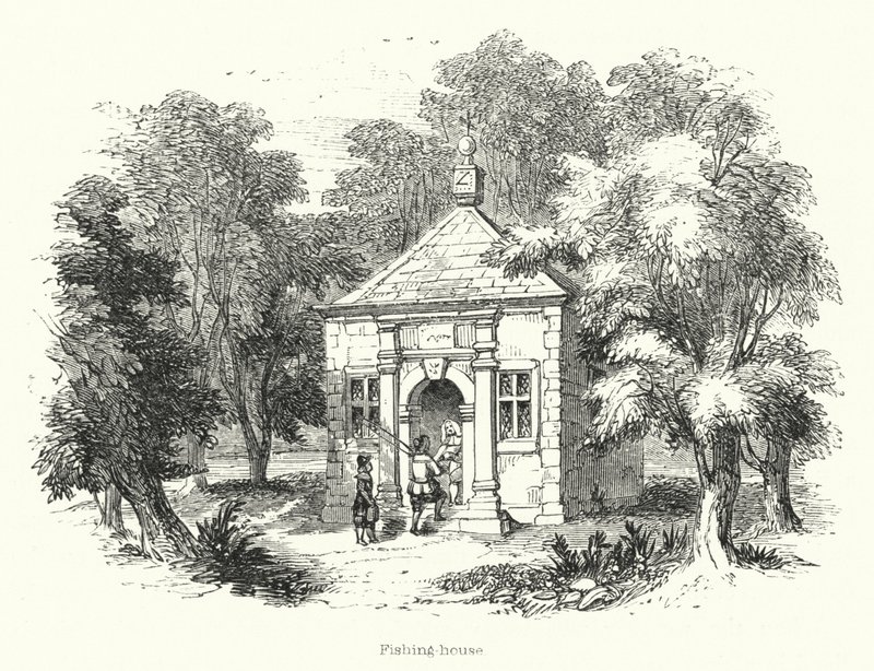 Vishuis (gravure) door English School