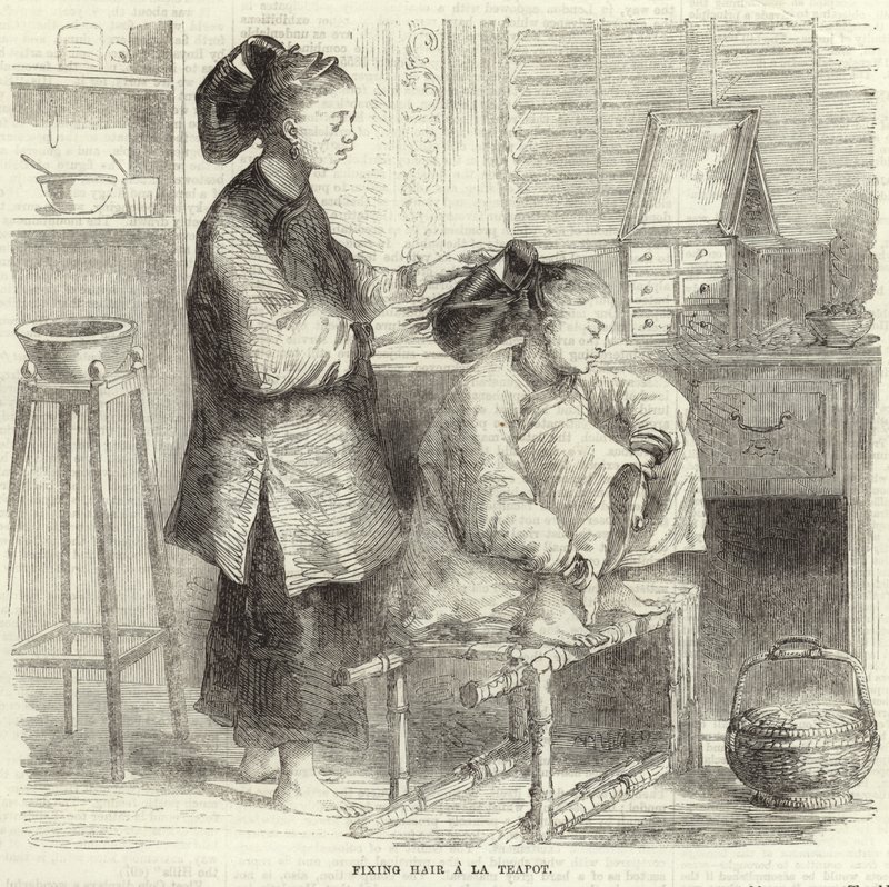 Haar fixeren à la theepot door English School