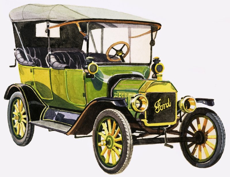 Ford Model T door English School