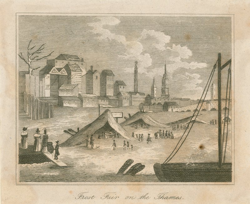 Frost Fair van 1814 door English School