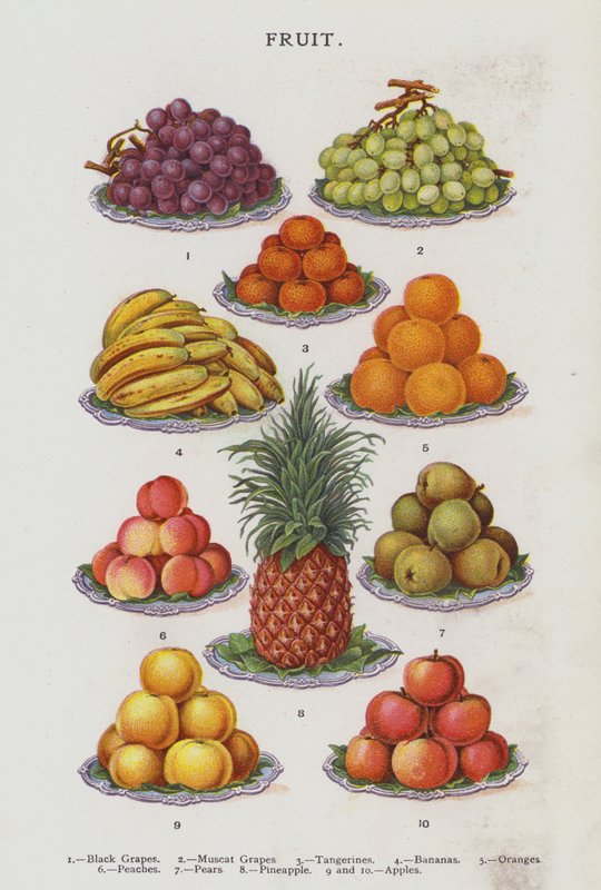 Fruit (chromolitho) door English School