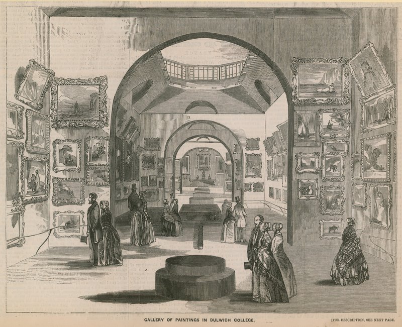 Galerij van schilderijen in Dulwich College door English School