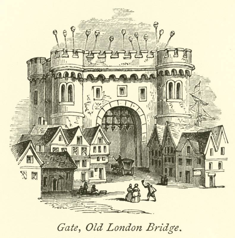 Poort, Oude London Brug door English School