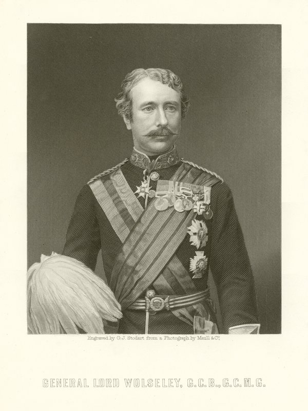 Generaal Lord Wolseley door English School