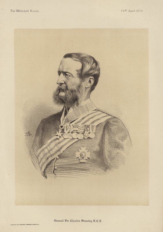 Generaal Sir Charles Staveley door English School