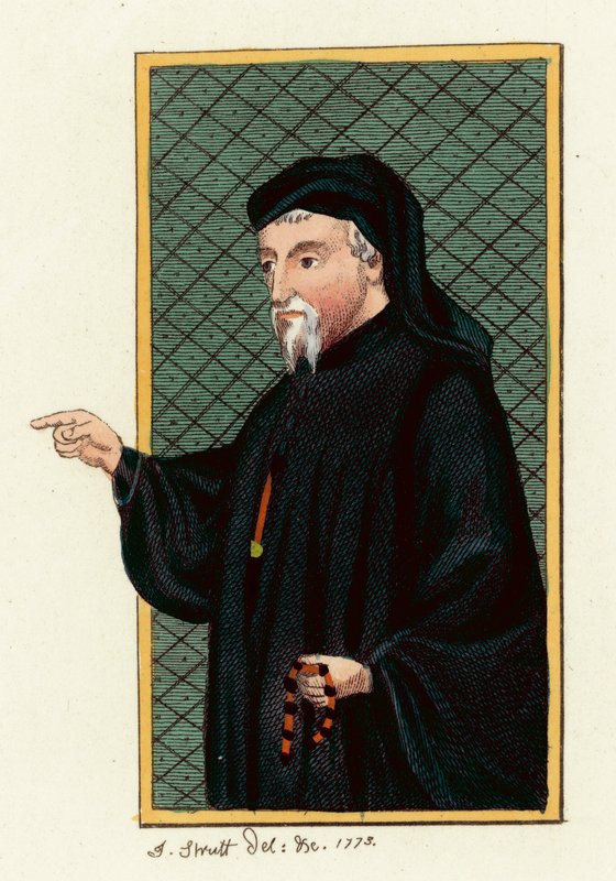 Geoffrey Chaucer door English School