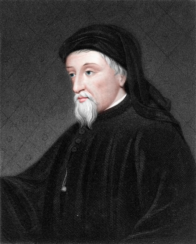 Geoffrey Chaucer door English School