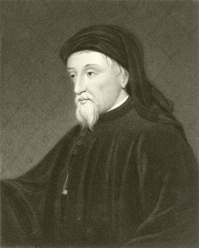 Geoffrey Chaucer door English School