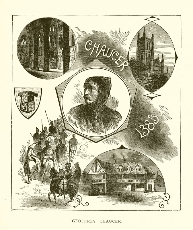 Geoffrey Chaucer door English School