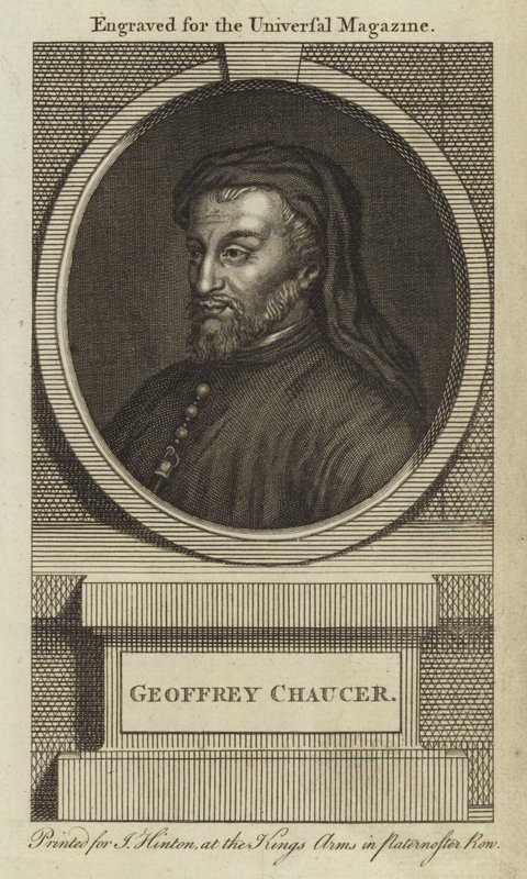 Geoffrey Chaucer door English School