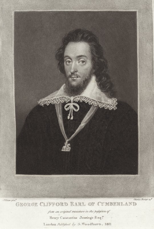 George Clifford Graaf van Cumberland door English School