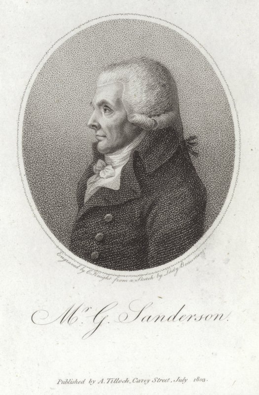 George Sanderson door English School