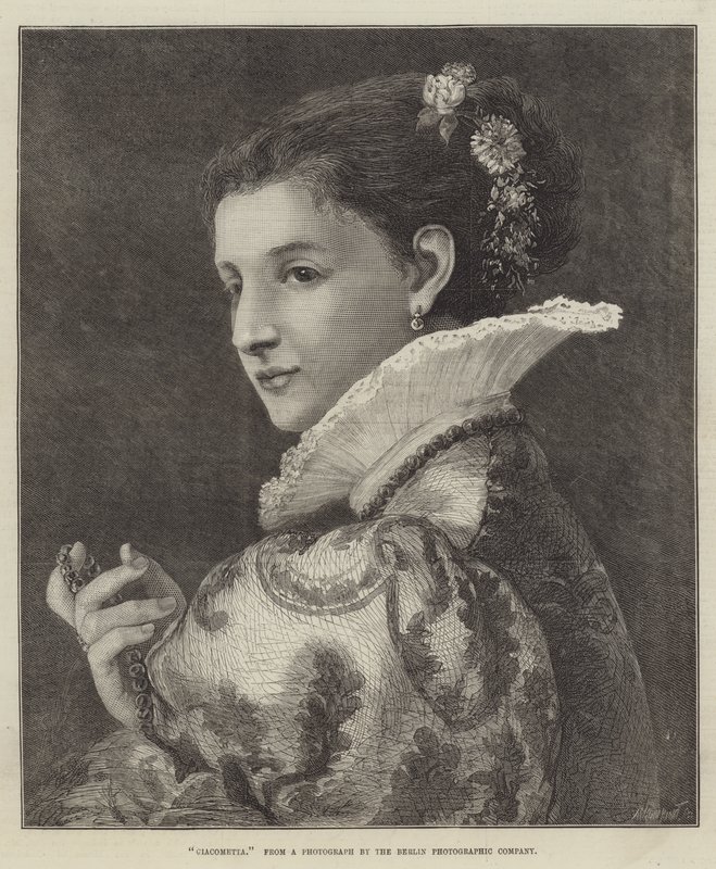 Giacometta (gravure) door English School