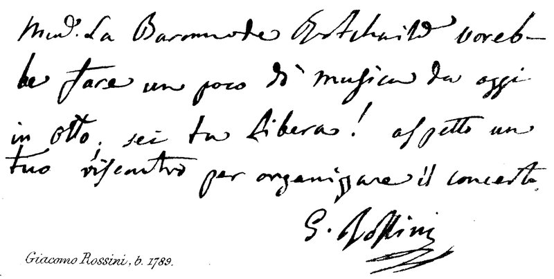 Giacomo Rossini door English School
