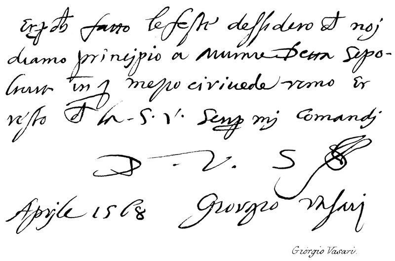 Giorgio Vasari door English School