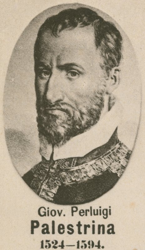 Giovanni Pierluigi da Palestrina (gravure) door English School