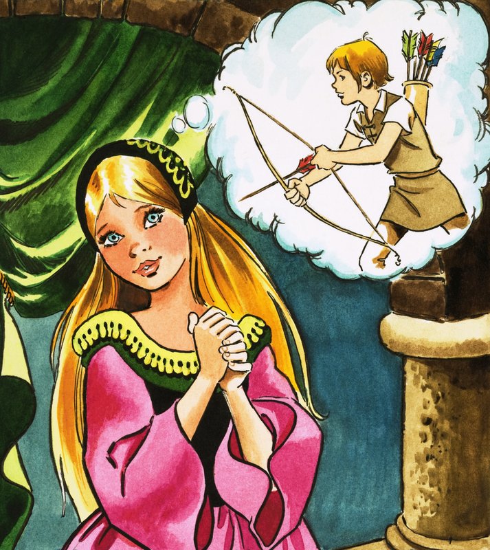 Meisje met Cupido door English School