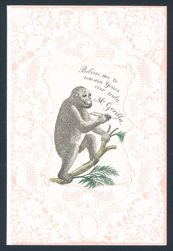 Gorilla Valentijnskaart door English School