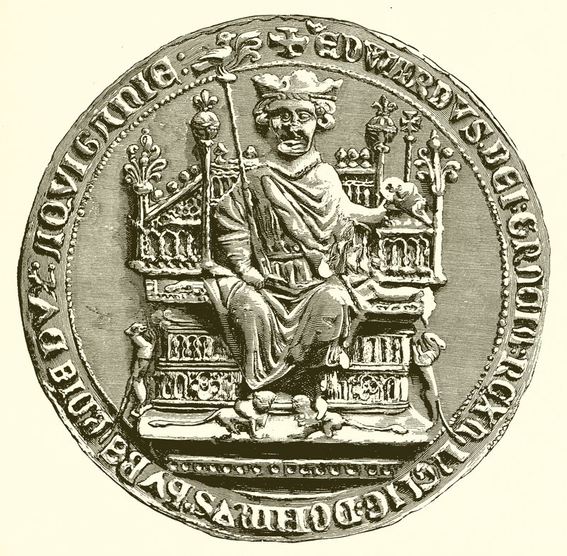 Groot Zegel van Edward I door English School