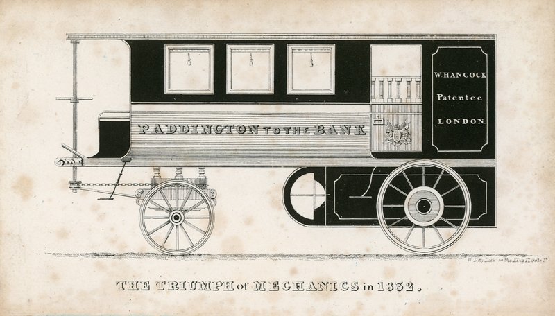 Hancocks stoomwagen door English School
