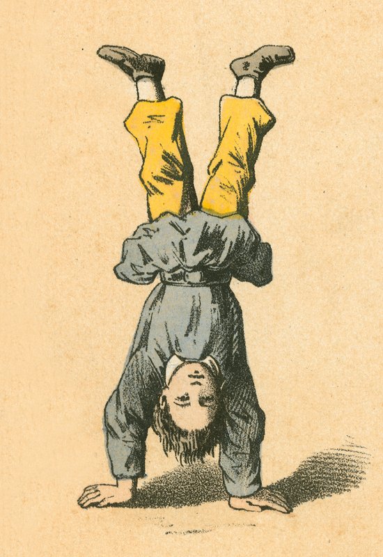 Handstand door English School