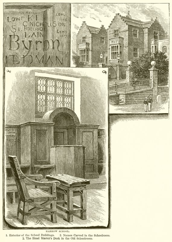 Harrow School door English School
