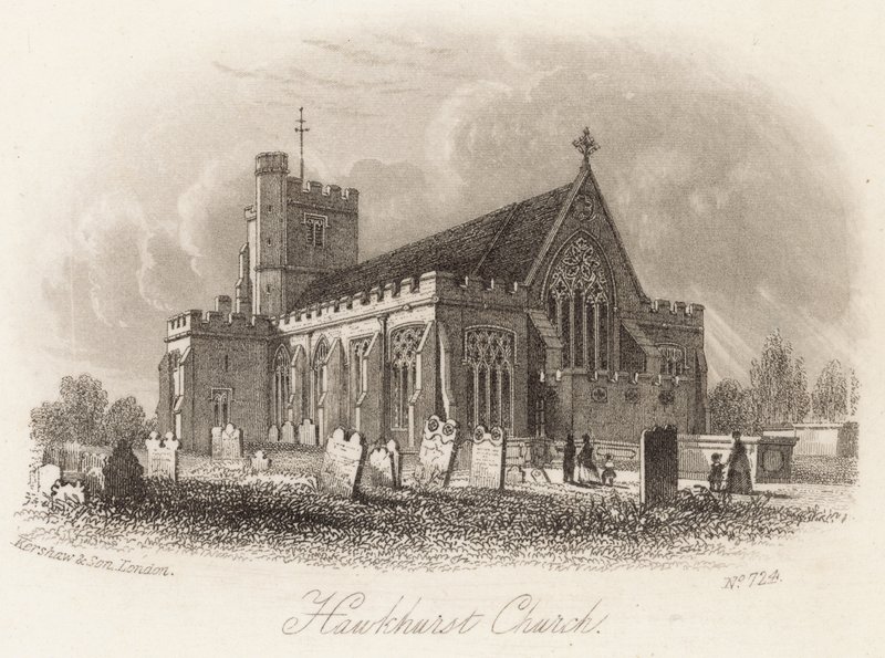 Hawkhurst Kerk door English School