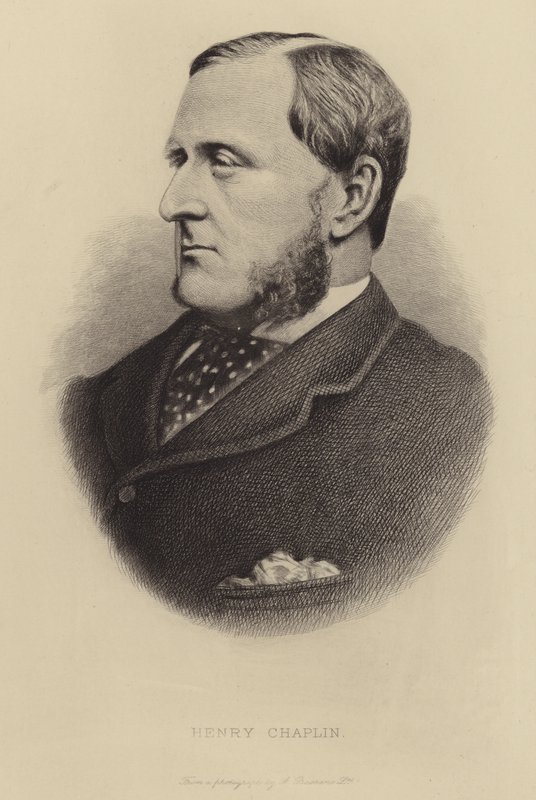 Henry Chaplin door English School