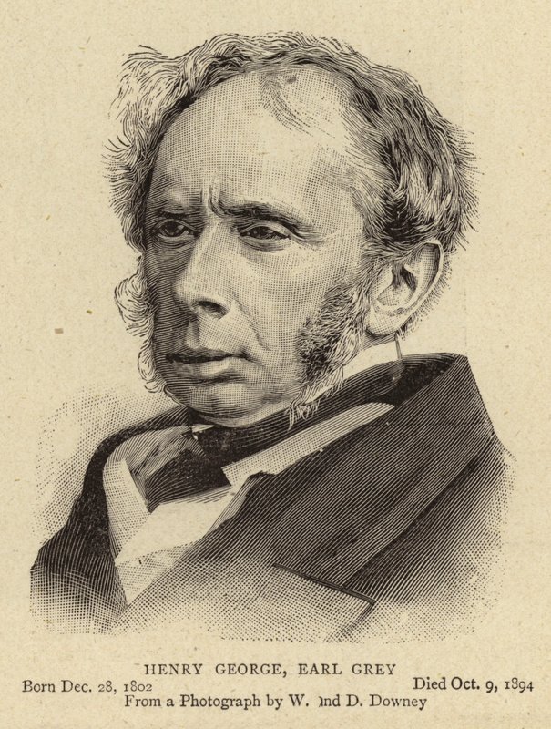 Henry George, graaf Grey (gravure) door English School