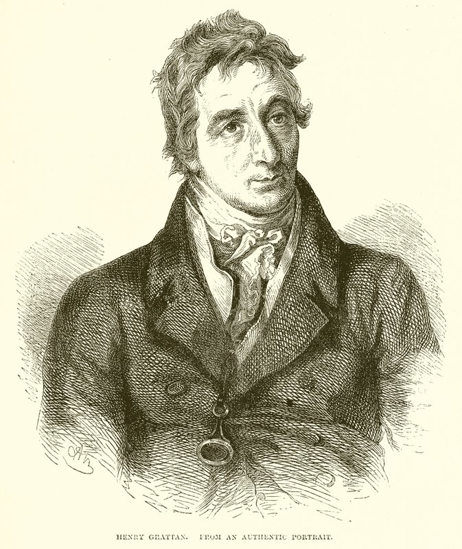 Henry Grattan door English School