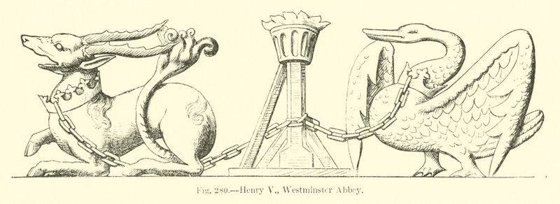 Hendrik V, Westminster Abbey door English School
