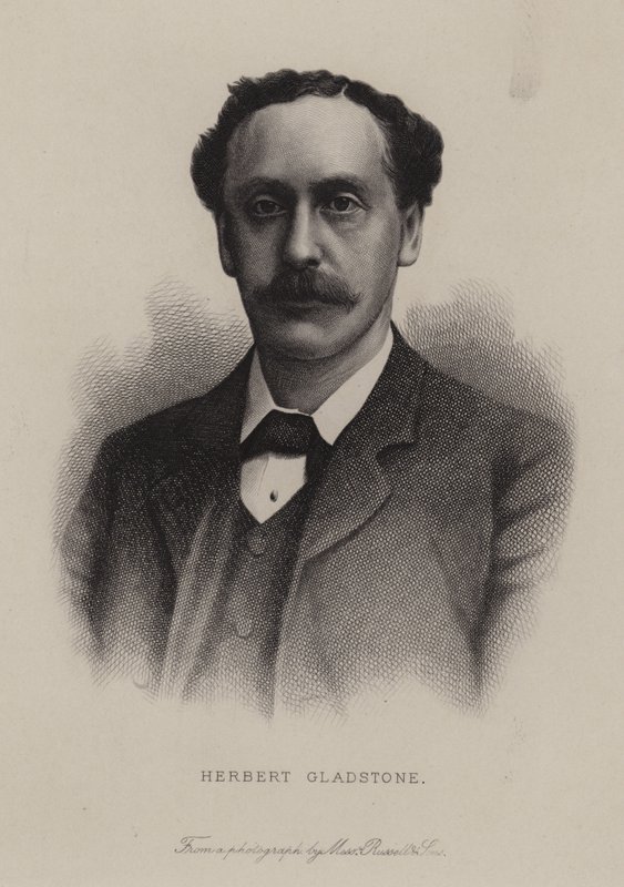 Herbert Gladstone, Britse politicus door English School