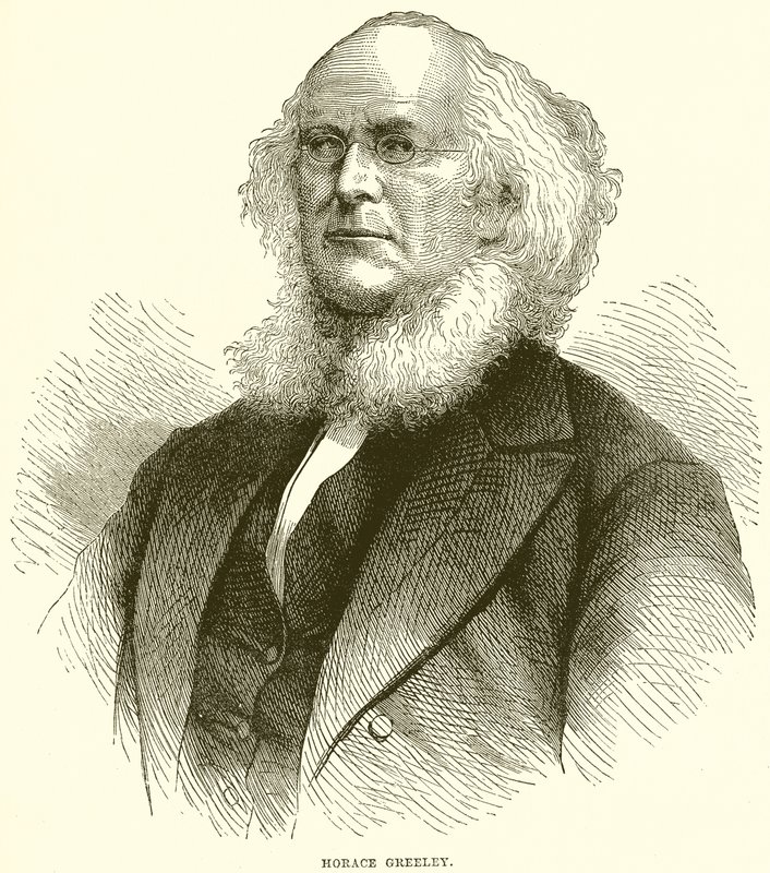 Horace Greeley door English School