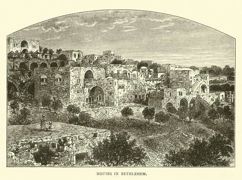 Huizen in Bethlehem door English School