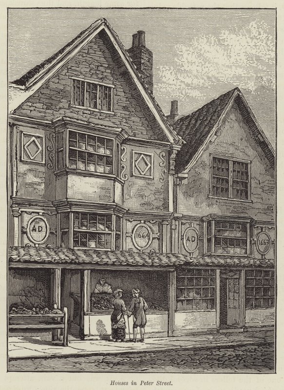 Huizen in Peter Street door English School