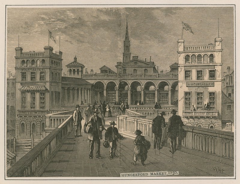 Hungerford Market, Londen door English School