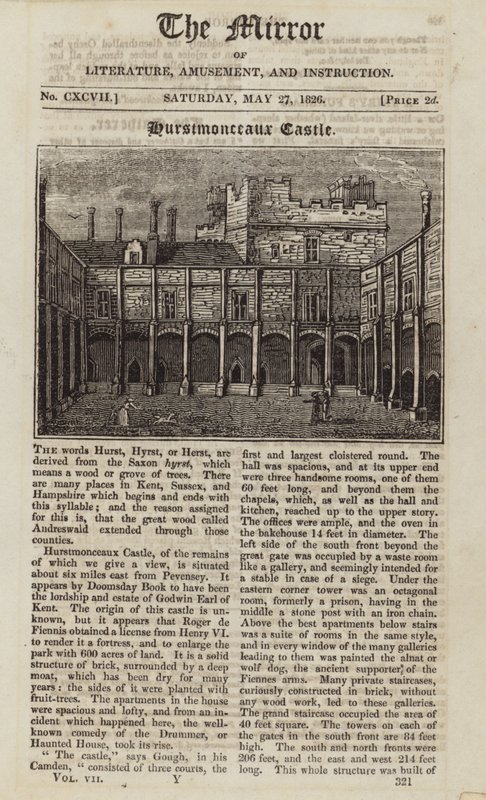 Hurstmonceaux Kasteel door English School