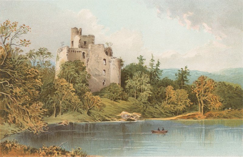 Invergarry Kasteel - Loch Oich door English School