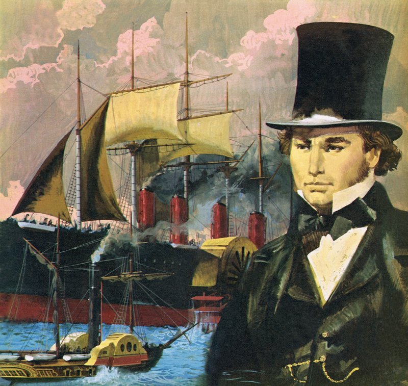 Isambard Kingdom Brunel en de Great Eastern door English School